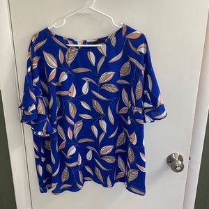 Liz Claiborne short sleeve blouse - size 0X